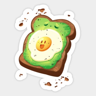 Tasty Eggy Avocado Toast Sticker